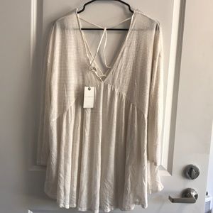 Lucky brand long sleeve cross cut shirt